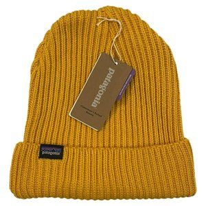 Patagonia Fisherman's Rolled Beanie Cabin Gold  Unisex  NEW